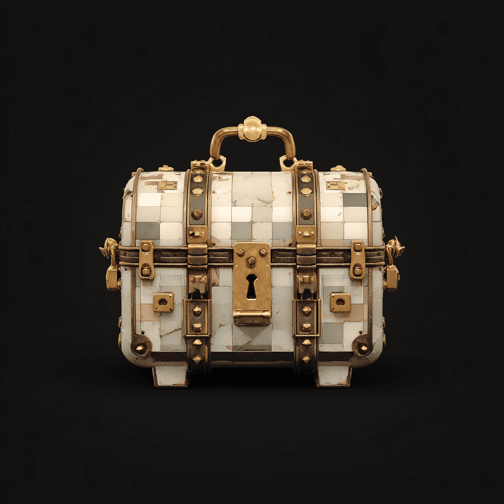 Mother-of-Pearl Treasure Chest